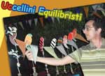 uccellini equlibristi Giocattolo