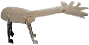giraffa di cartone