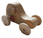 automobilina di legno