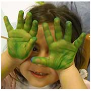 mani colore viso